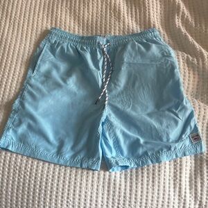 Light Blue Men's Swim Board Shorts